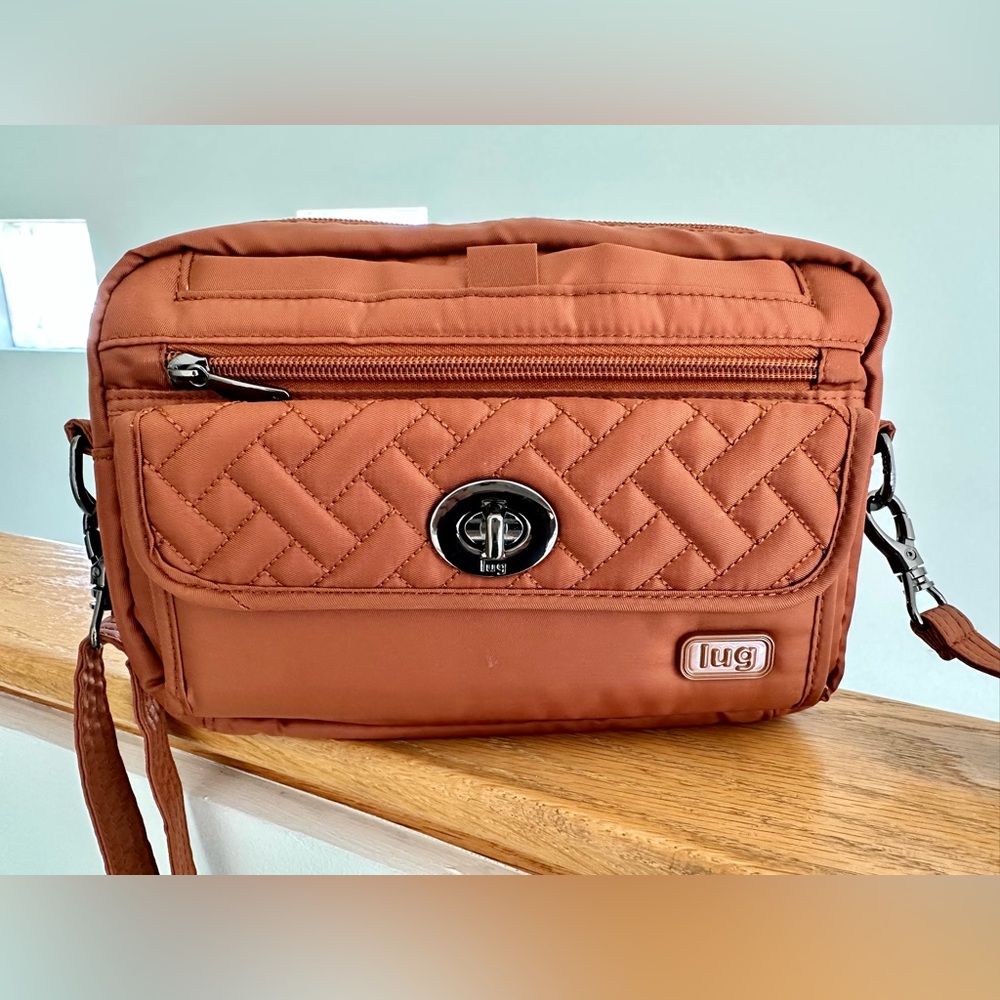 EUC Lug Switch Convertible Crossbody in Copper